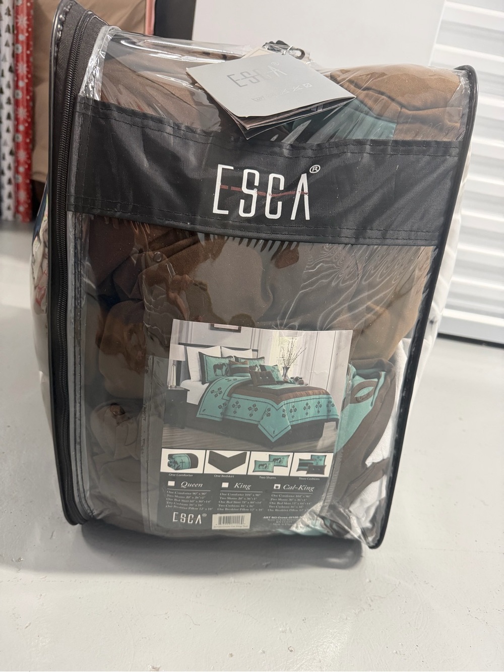 Horse and Cross comforter California king